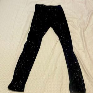 Black pants with sparkles